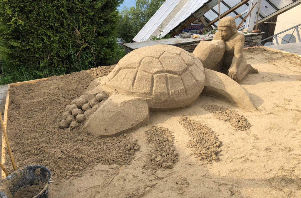  Sculpture en sable